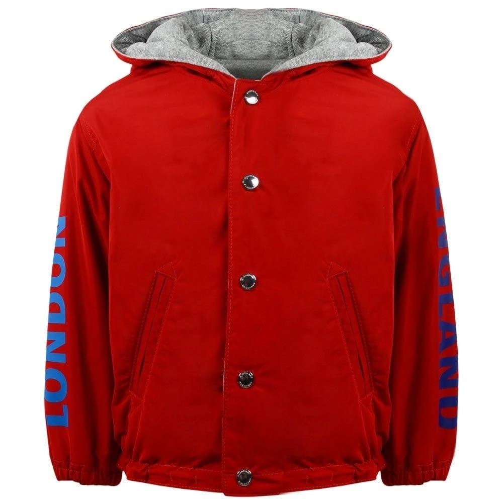 商品Burberry|Noah Jacket Bright Red,价格¥2875,第2张图片详细描述