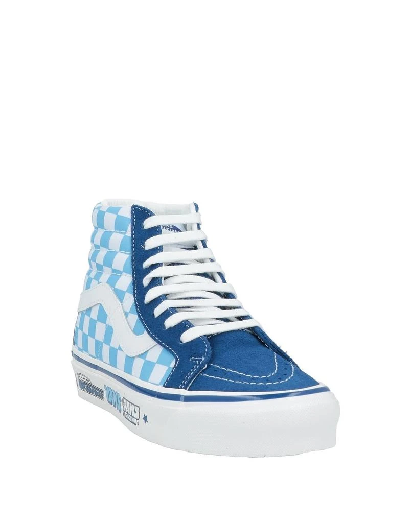 商品Vans|女款 Sk8 Hi 帆布板鞋 蓝色棋盘格,价格¥453,第2张图片详细描述