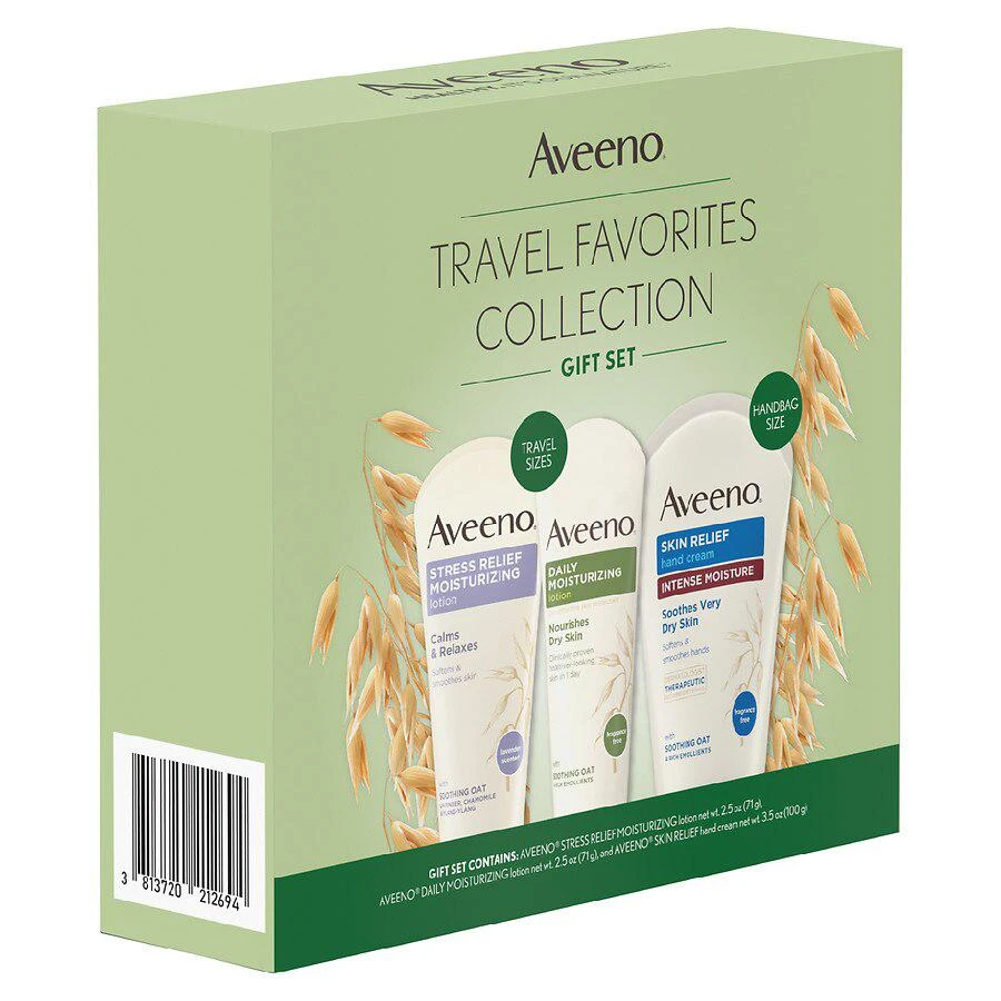 商品Aveeno|Travel Favorites Collection Lotion Gift Set,价格¥82,第3张图片详细描述
