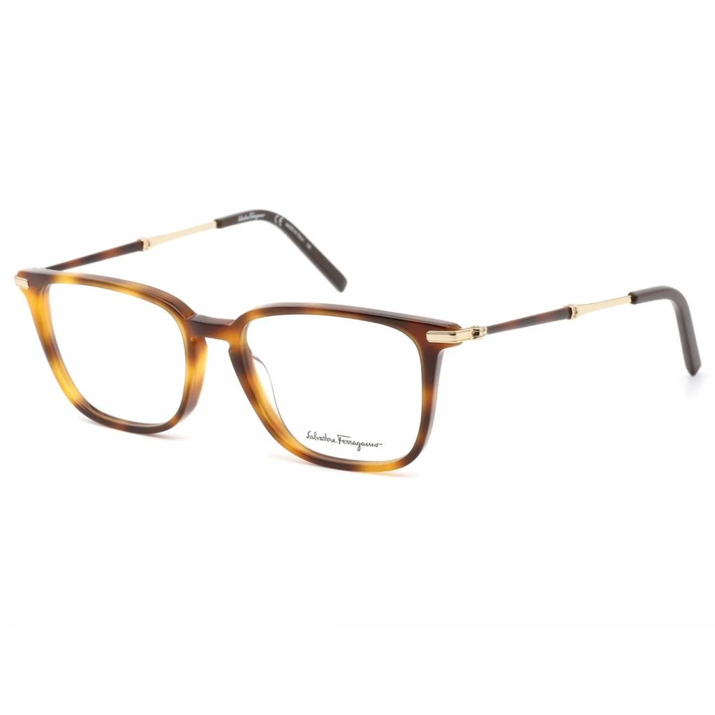 商品Salvatore Ferragamo|Salvatore Ferragamo Men's Eyeglasses - Tortoise Rectangular Plastic Frame | SF2861 214,价格¥495,第1张图片