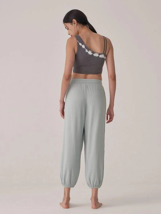 商品ozez|Soft Rib Jogger Pants - Milky Mint,价格¥559,第3张图片详细描述