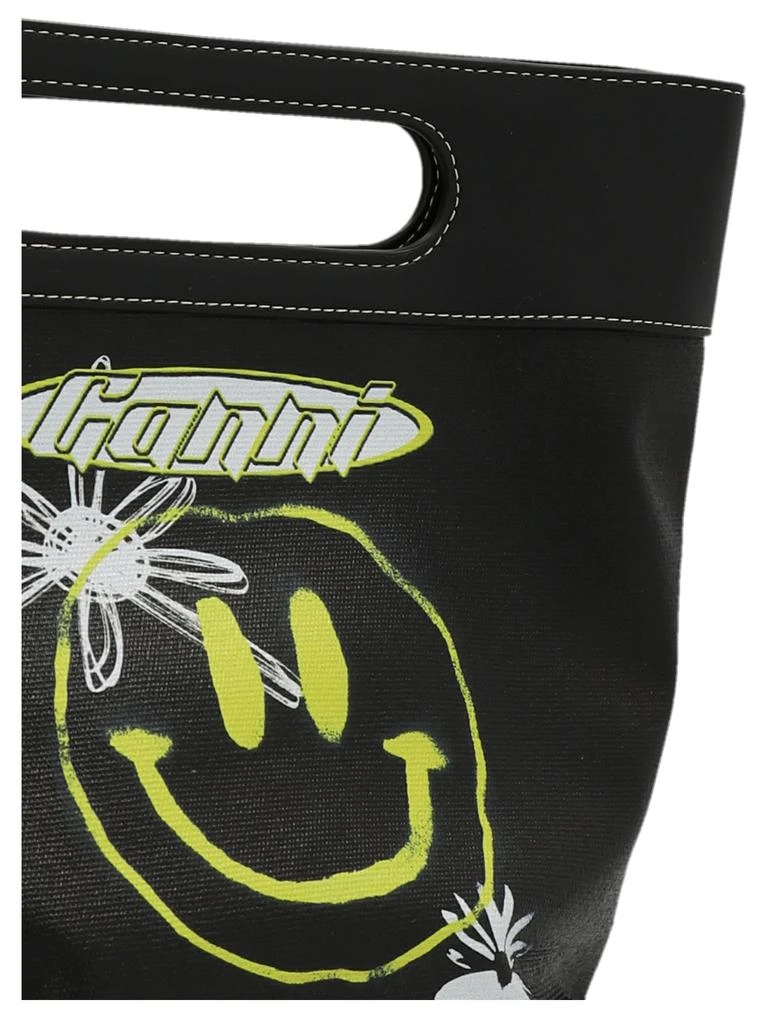 商品Ganni|Logo print shopping bag,价格¥1747,第3张图片详细描述