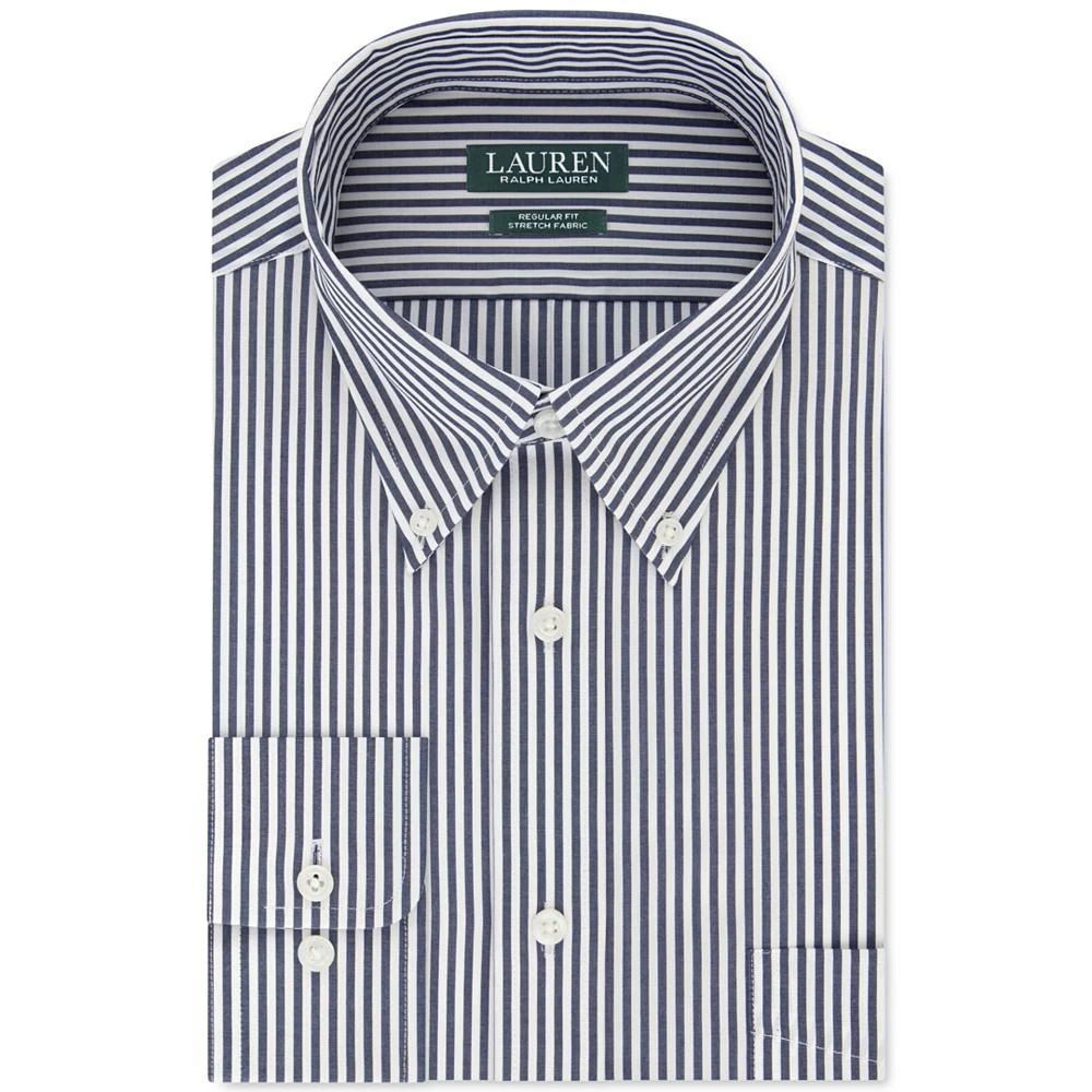 商品Ralph Lauren|Men's Regular-Fit Ultraflex Stripe Dress Shirt,价格¥646,第1张图片