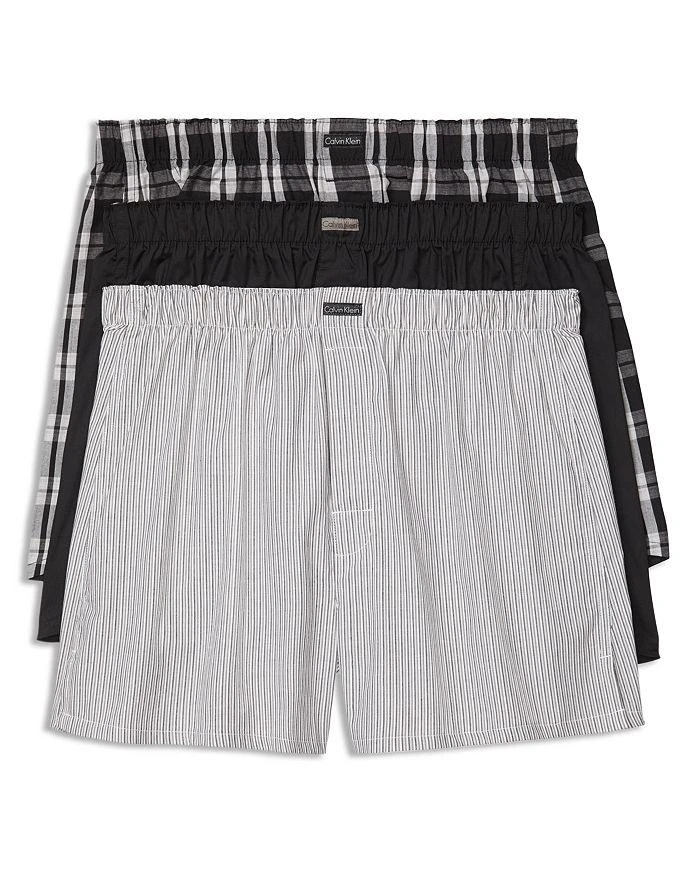 商品Calvin Klein|Traditional Boxers, Pack of 3,价格¥345,第1张图片详细描述