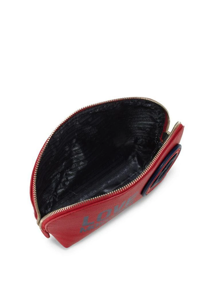 商品Moschino|Heart Leather Pouch,价格¥472,第2张图片详细描述