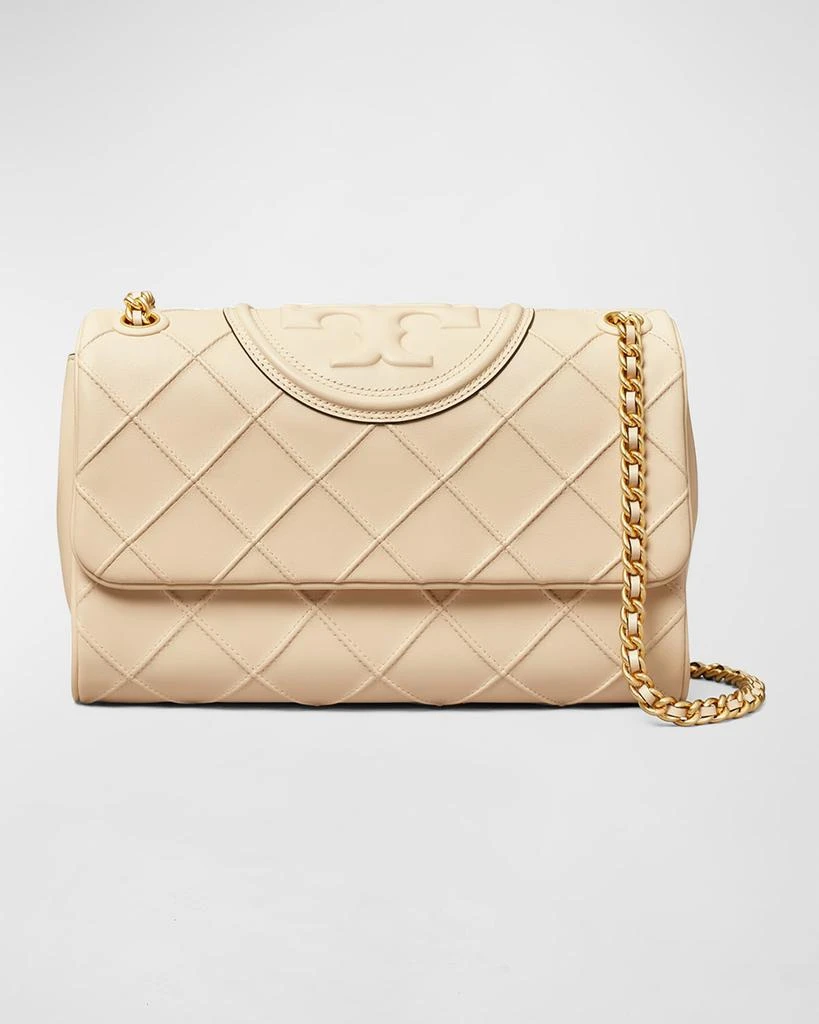 商品Tory Burch|Fleming Woven Lambskin Convertible Shoulder Bag,价格¥2561,第1张图片