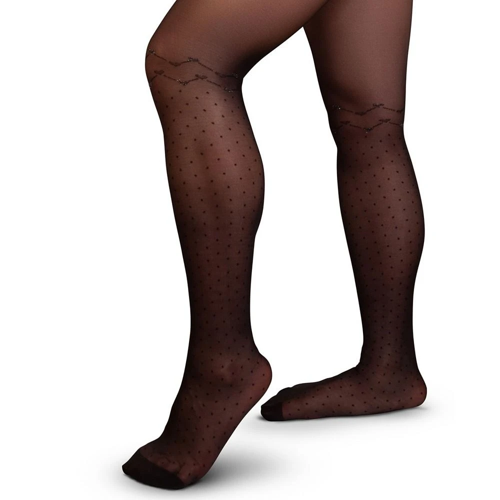 商品LECHERY|Women's Cross Heart Dot Tights,价格¥165,第3张图片详细描述