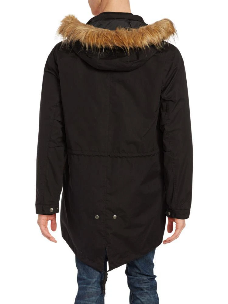 商品Cole Haan|Fur Trim Hooded Anorak Parka,价格¥2488,第3张图片详细描述