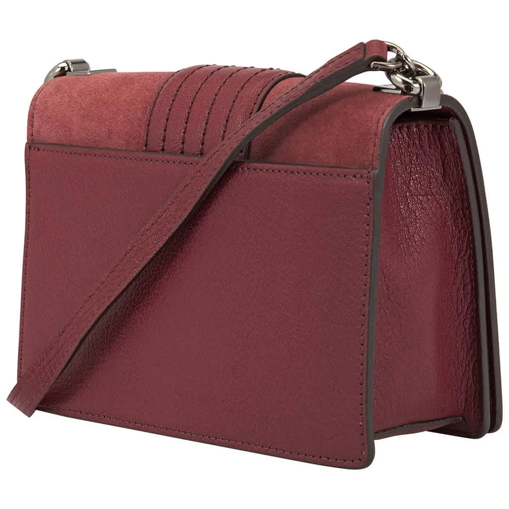 商品Furla|Furla Mimi Mini Suede And Leather Crossbody Bag - Ribes G,价格¥1013,第3张图片详细描述