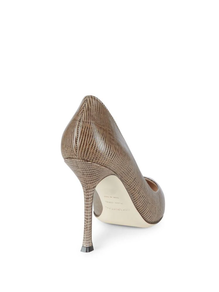 商品Sergio Rossi|Point Toe Leather Pumps,价格¥867,第2张图片详细描述