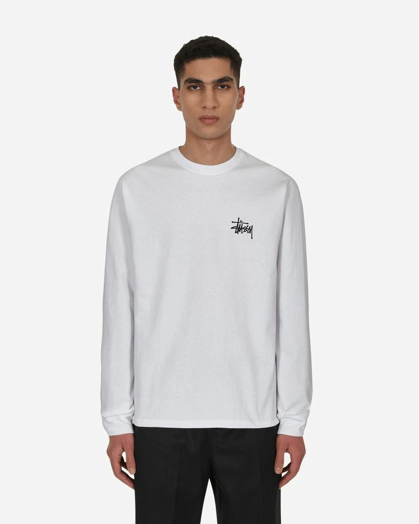 商品STUSSY|Basic Longsleeve T-Shirt White,价格¥335,第1张图片