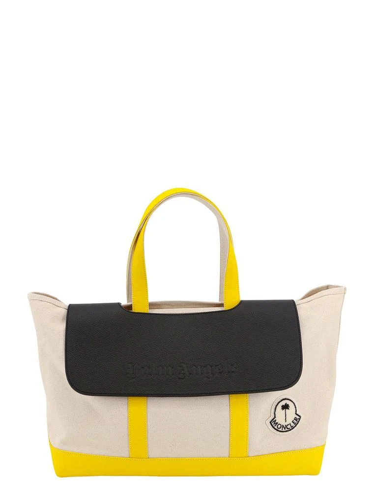 商品Moncler|8 Moncler Palm Angels canvas shoulder bag with double logo,价格¥4183,第1张图片