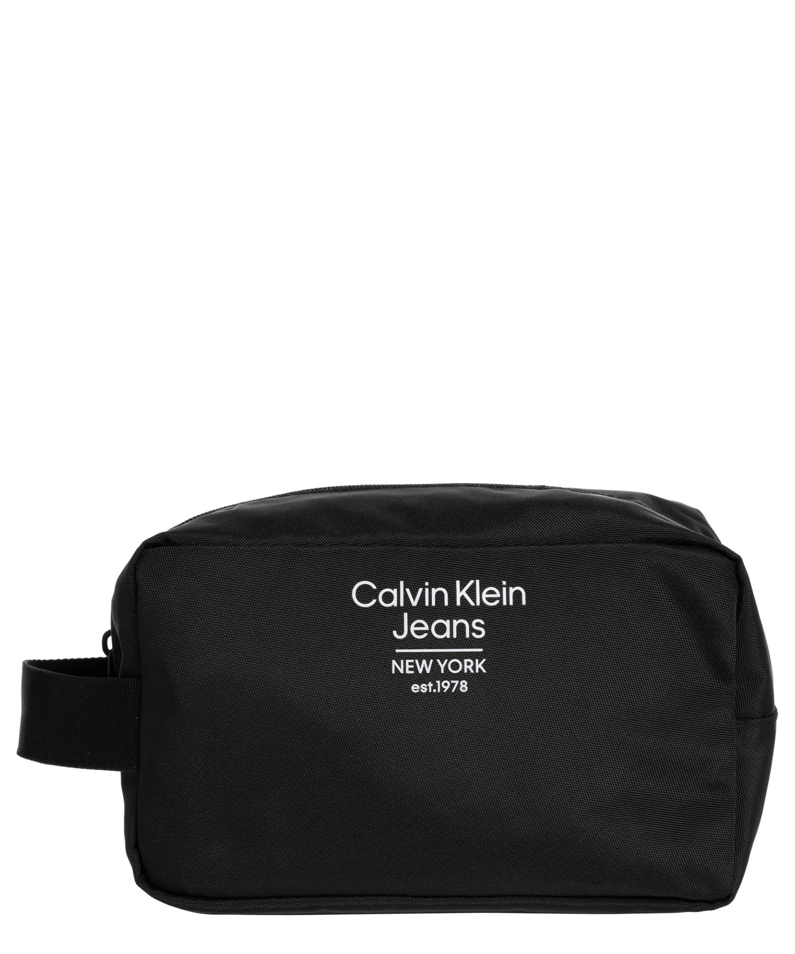 商品【商品预售7天】 Calvin Klein|Calvin Klein 男士化妆包 K50K510144BDS 黑色,价格¥404,第1张图片