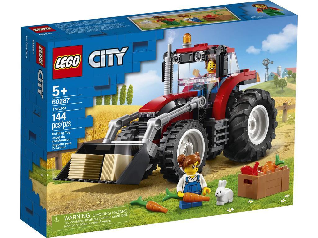 商品LEGO|LEGO City Tractor 60287 Building Kit; Cool Toy for Kids, New 2021 (148 Pieces),价格¥151,第4张图片详细描述