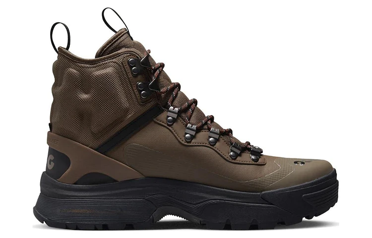 商品[国内直发] NIKE|ACG Air Zoom Gaiadome GTX 织物 百搭 减震防滑耐磨 高帮 户外功能鞋 男女同款 棕黑色,价格¥1481,第3张图片详细描述
