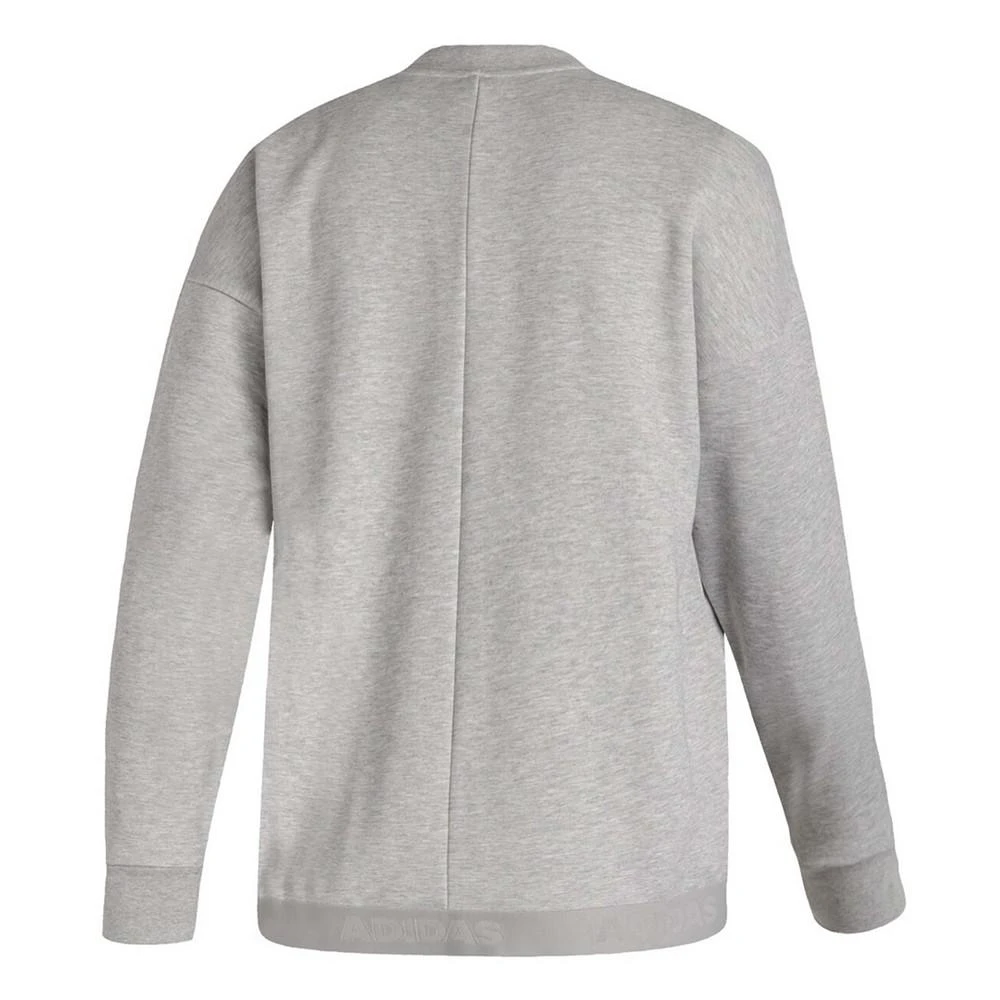 商品Adidas|Women's Heathered Gray New York Islanders V2 Pullover Sweatshirt,价格¥401,第2张图片详细描述