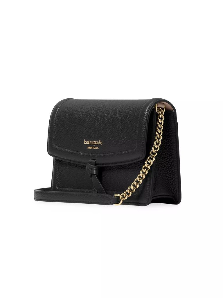 商品Kate Spade|Knott Pebbled Leather Crossbody Bag,价格¥1850,第3张图片详细描述