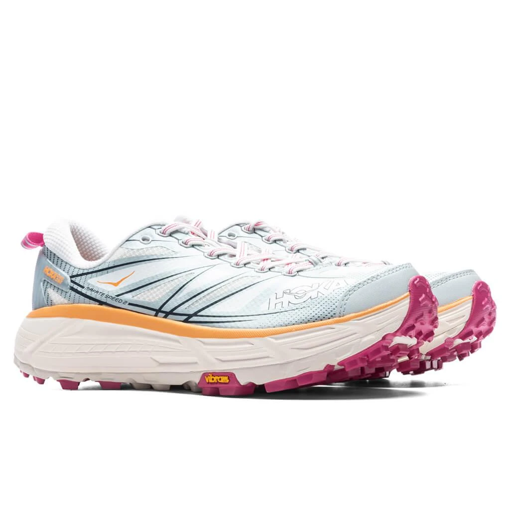 商品Hoka One One|Mafate Speed 2 - White/Ice Flow,价格¥1277,第2张图片详细描述