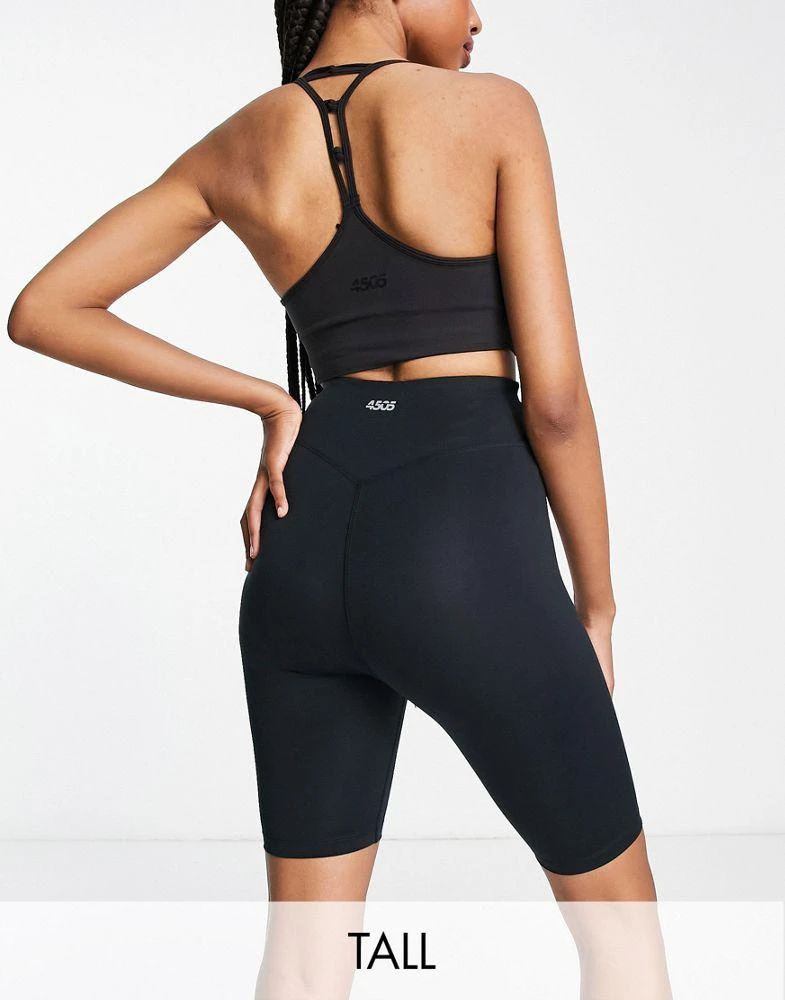 商品ASOS|ASOS 4505 Tall Icon 8 inch legging short with bum sculpt detail in black,价格¥60,第1张图片