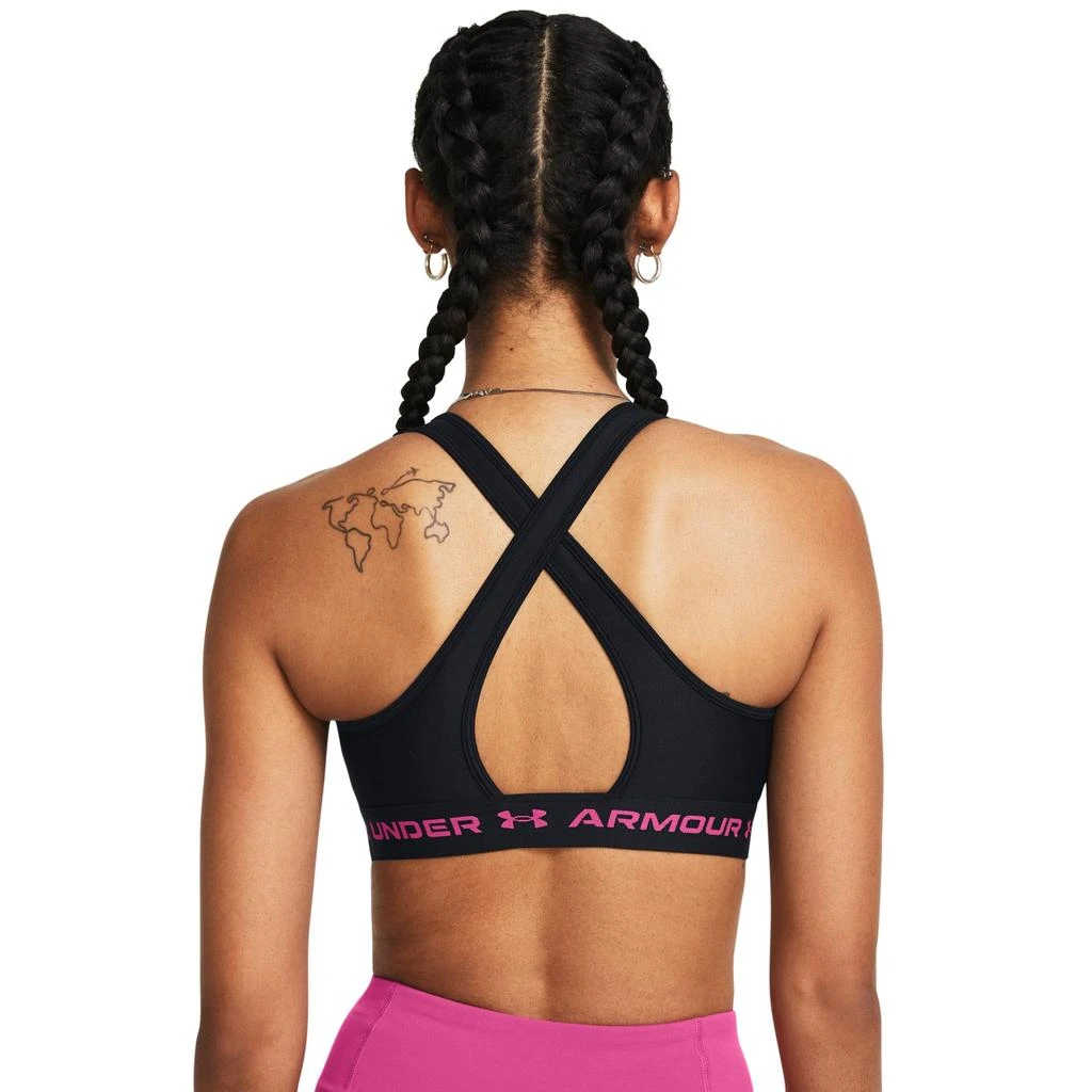 商品Under Armour|Cross-Back Mid Bra,价格¥201,第2张图片详细描述