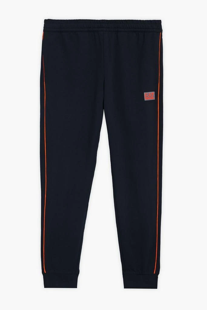 商品EA7|Appliquéd French cotton-terry sweatpants,价格¥596,第1张图片