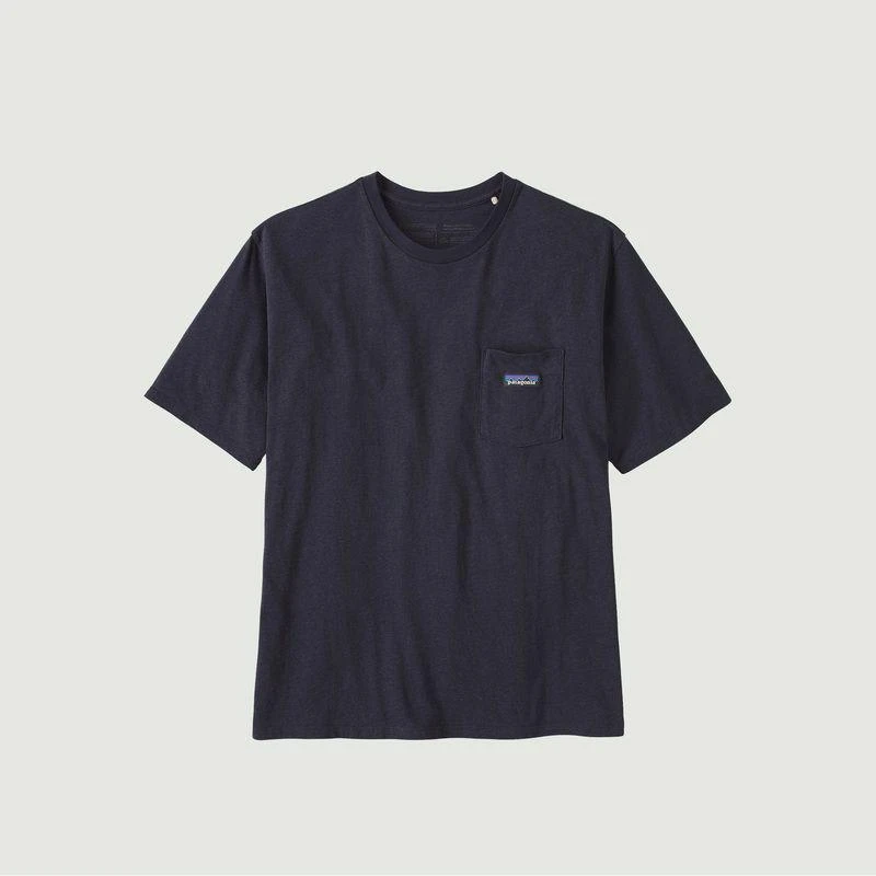 商品Patagonia|Straight T-shirt with pocket Ink black PATAGONIA,价格¥446,第1张图片