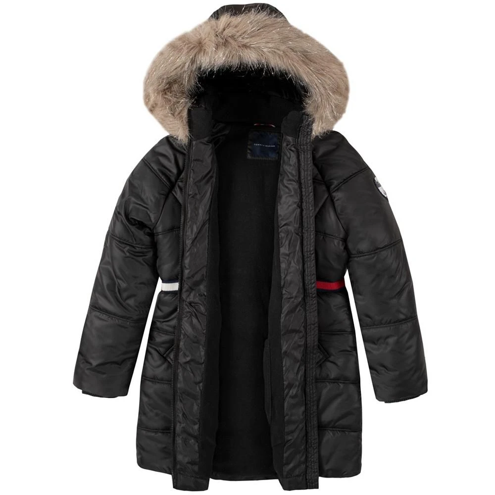 商品Tommy Hilfiger|Big Girls Long Puffer Jacket,价格¥364,第3张图片详细描述