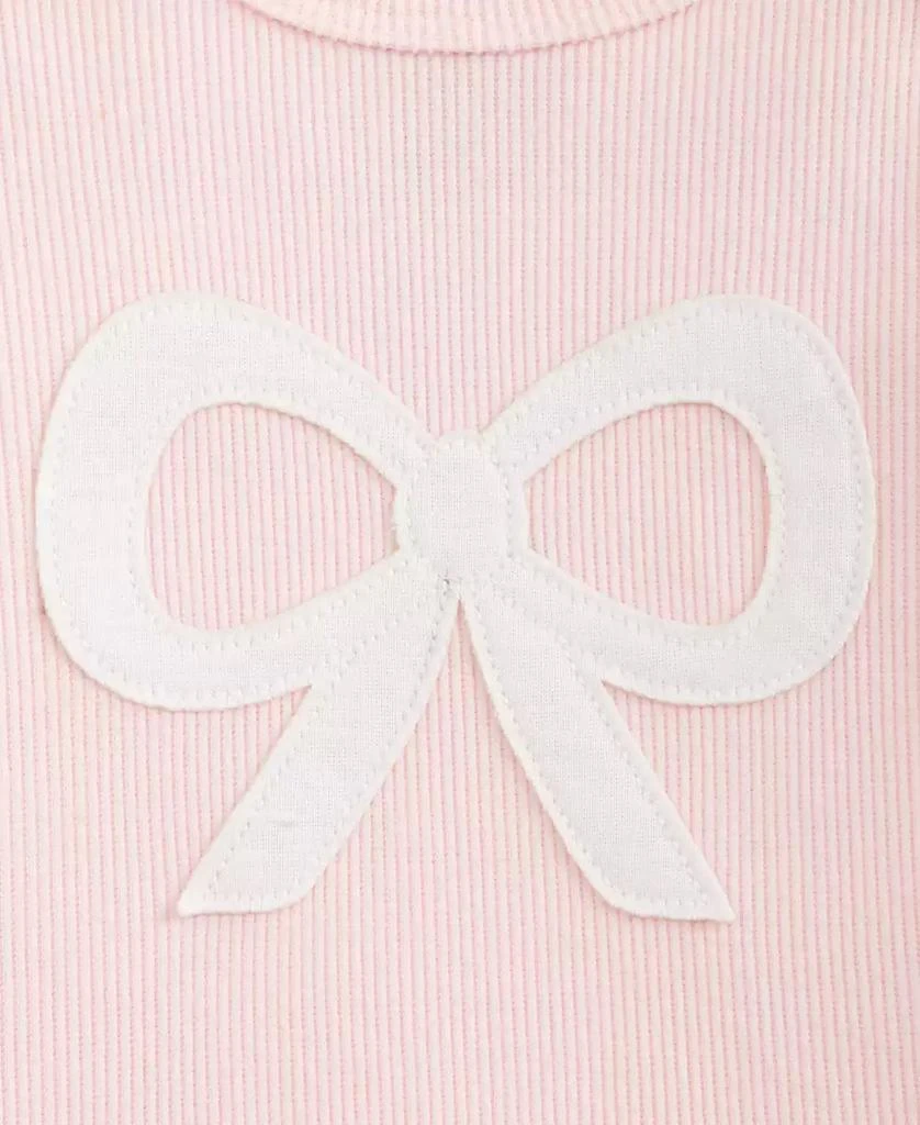 商品First Impressions|Baby Girls Bow Bodysuit, Macy's Exclusive,价格¥45,第3张图片详细描述