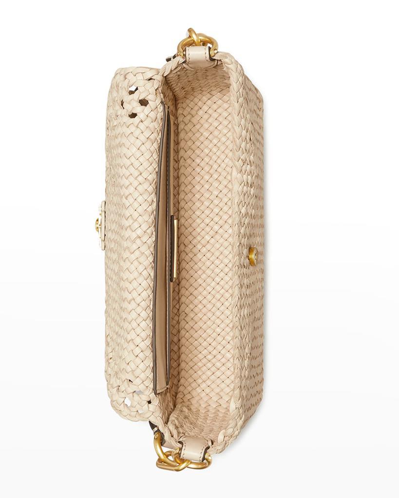 商品Tory Burch|Kira Small Fringe Braided Shoulder Bag,价格¥4366,第6张图片详细描述