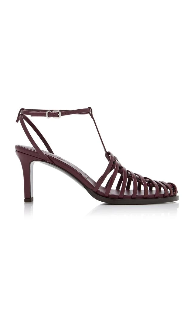 商品Tod's|Tod's - Leather Sandals - Burgundy - IT 37 - Moda Operandi,价格¥9791,第1张图片
