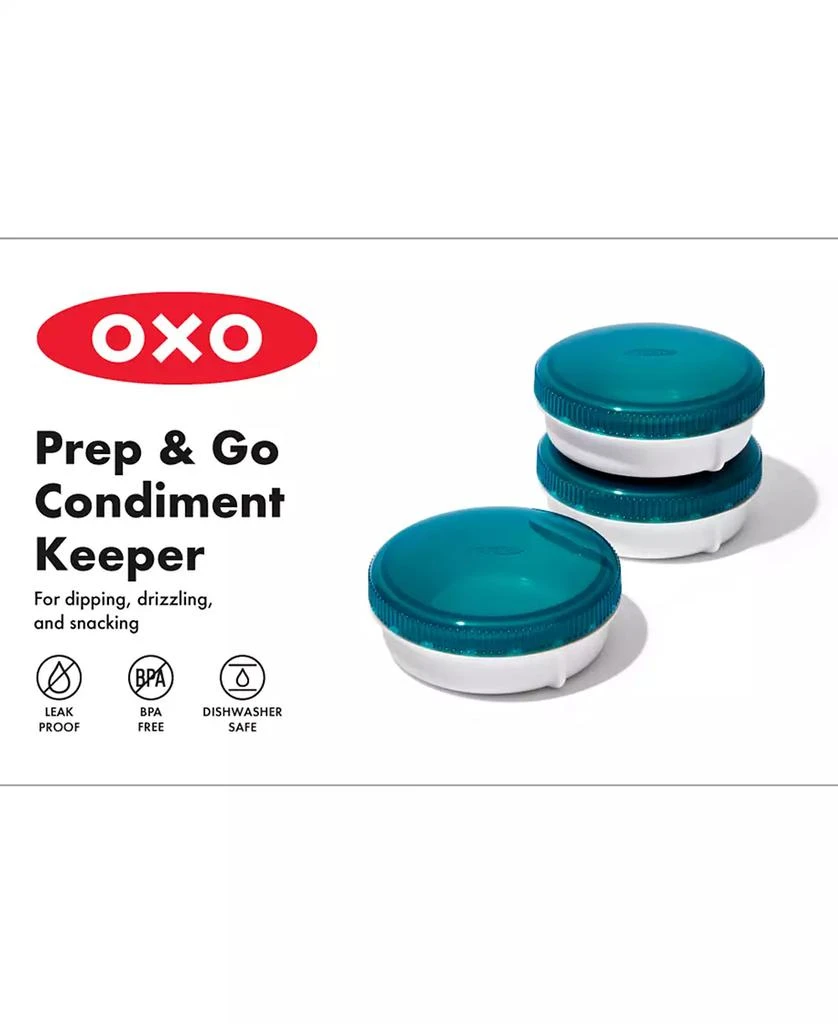 Prep & Go Condiment Keepers, Set of 3 商品