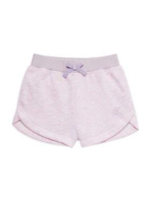 商品Calvin Klein|Little Girl's 2-Piece Logo Tee & Shorts Set,价格¥112,第3张图片详细描述