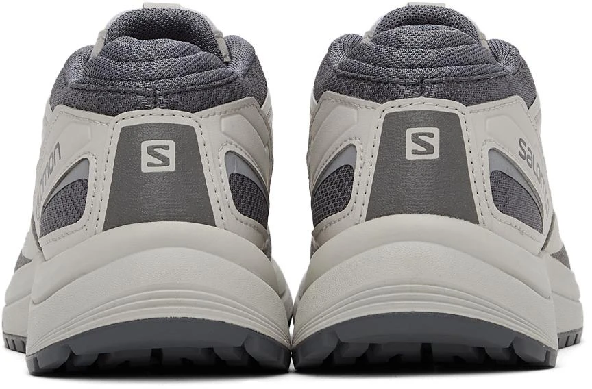 商品Salomon|Off-White & Grey Odyssey Mid Advanced Sneakers,价格¥1155,第4张图片详细描述