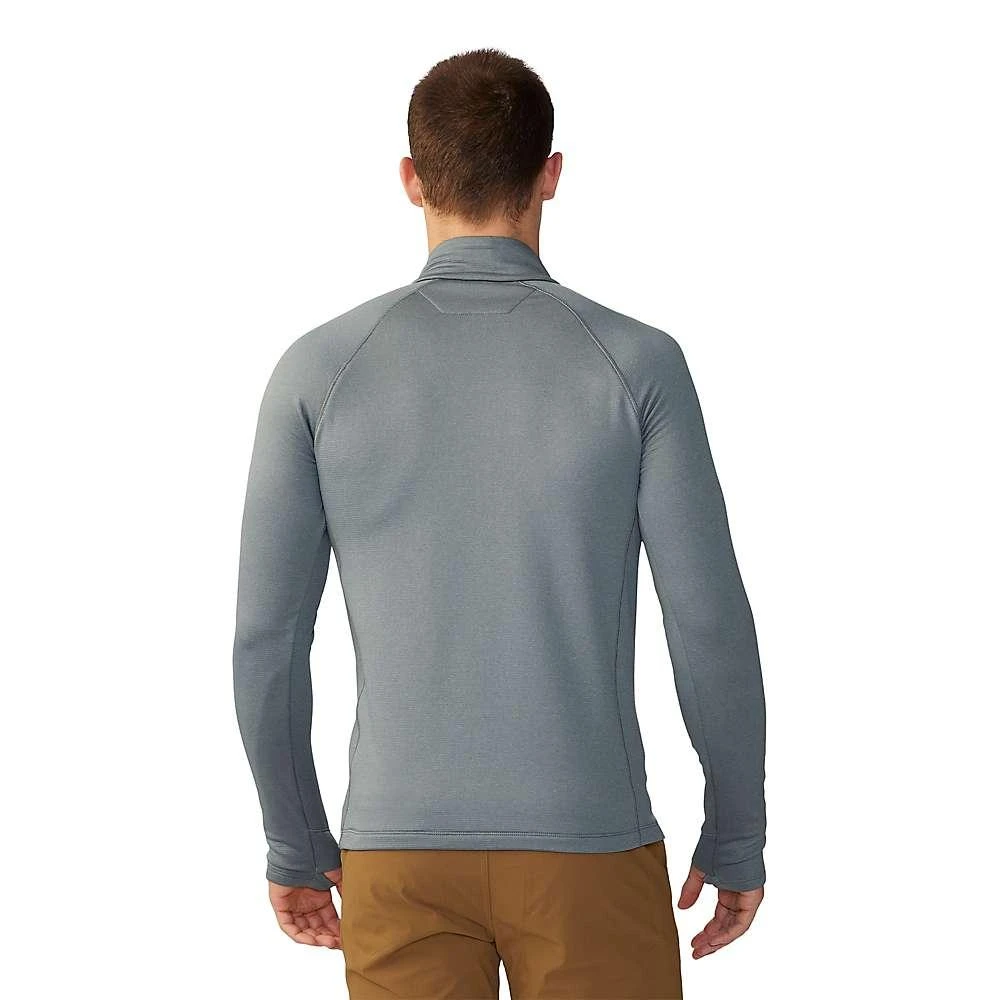 商品Mountain Hardwear|Mountain Hardwear Men's Glacial Trail 1/4 Zip Top,价格¥989,第2张图片详细描述