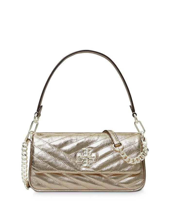 商品Tory Burch|Kira Chevron Metallic Small Flap Shoulder Bag,价格¥2952,第1张图片