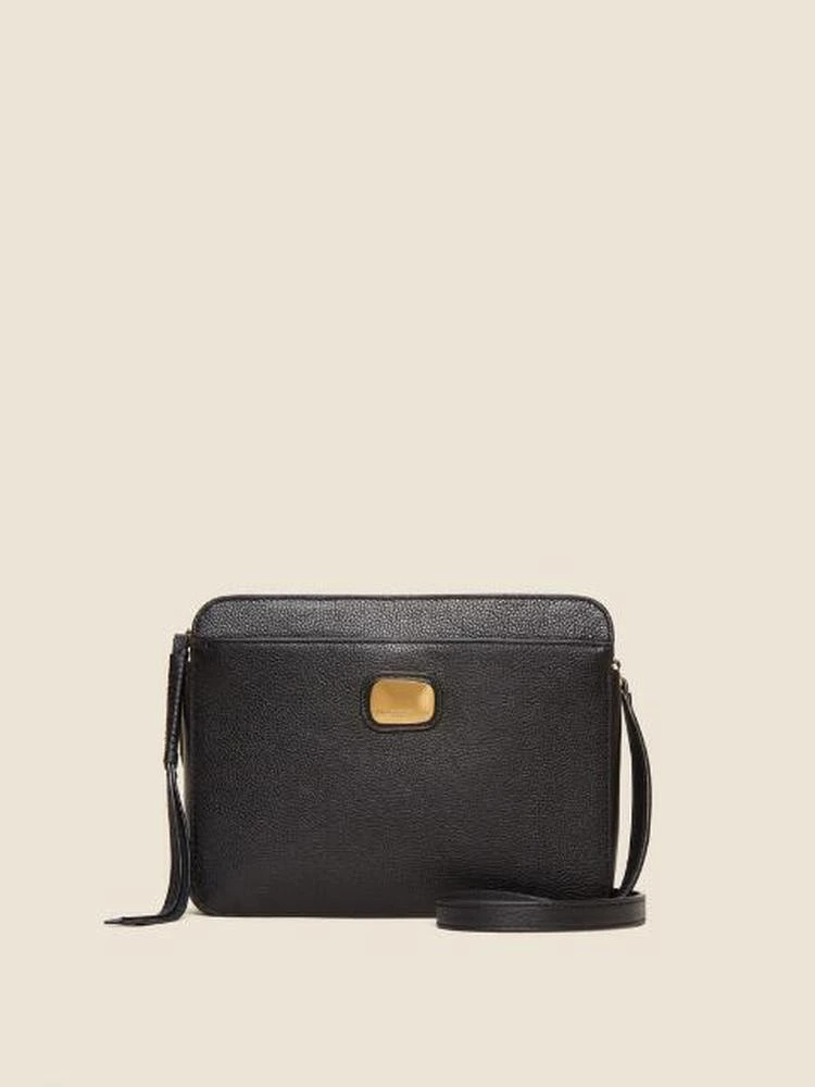 商品DKNY|TRI-COMPARTMENT LEATHER CROSSBODY,价格¥676,第2张图片详细描述