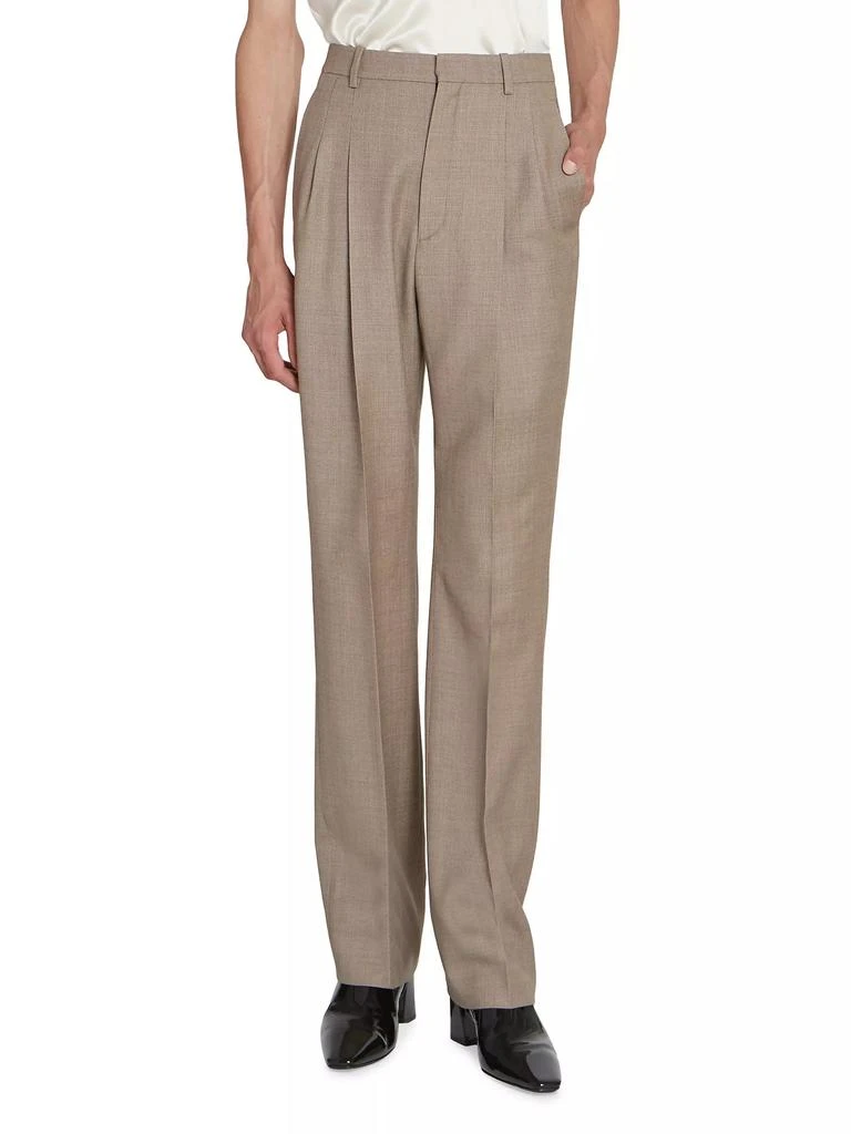 商品Yves Saint Laurent|High-Waisted Pants in Grain De Poudre,价格¥12740,第4张图片详细描述