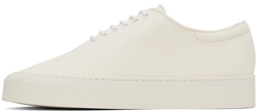商品The Row|White Marie H Lace-Up Sneakers,价格¥7211,第5张图片详细描述