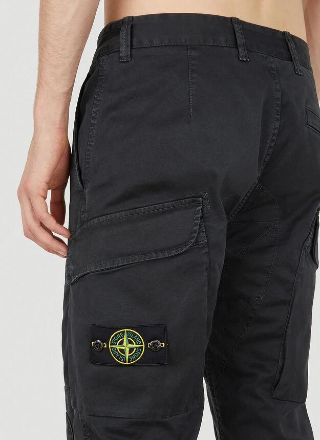 商品Stone Island|Utility Cargo Pants in Black,价格¥3751,第5张图片详细描述