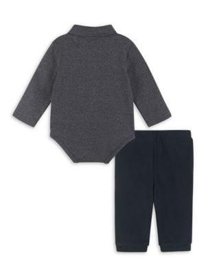 Baby Boy's Two Piece Suspender Shirt & Joggers Set商品第2张图片规格展示