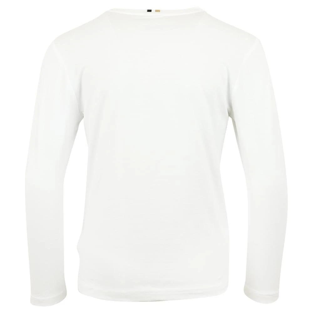 商品Hugo Boss|White Long Sleeve Cotton T Shirt,价格¥174,第3张图片详细描述