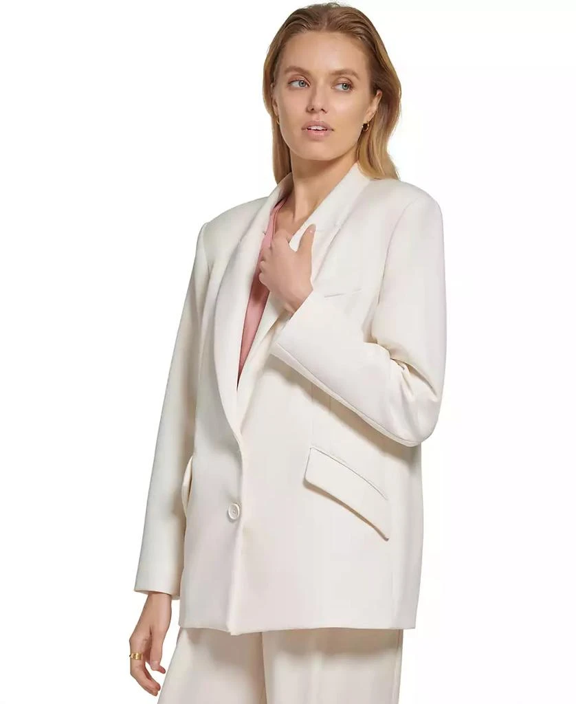 Women's Peak Lapel Two-Button Long-Sleeve Blazer 商品