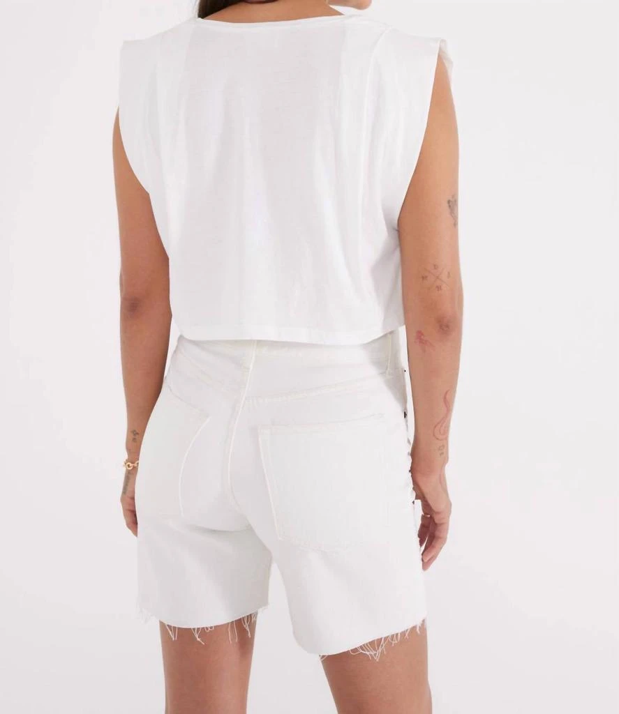 商品ETICA|Pleated Muscle Tee In Cloud White,价格¥195,第3张图片详细描述