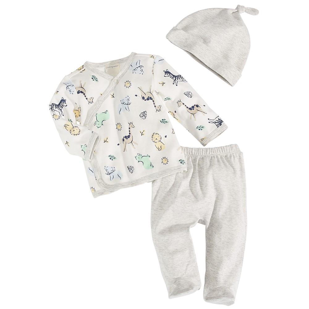 Baby Boys 3-Pc. Safari Toss Take Me Home Set, Created for Macy's商品第1张图片规格展示