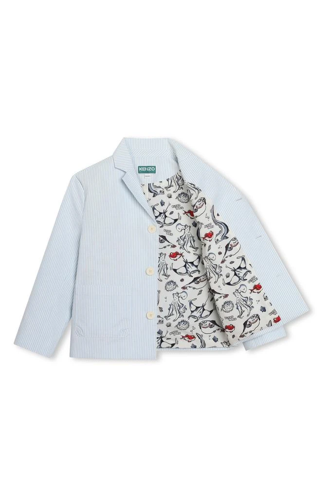 商品Kenzo|Kids' Stripe Seersucker Blazer,价格¥759,第3张图片详细描述