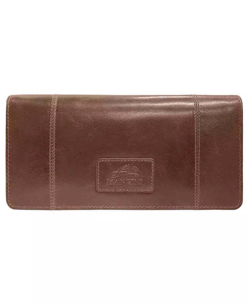 商品Mancini Leather Goods|Casablanca Collection RFID Secure Ladies Trifold Wallet,价格¥743,第1张图片
