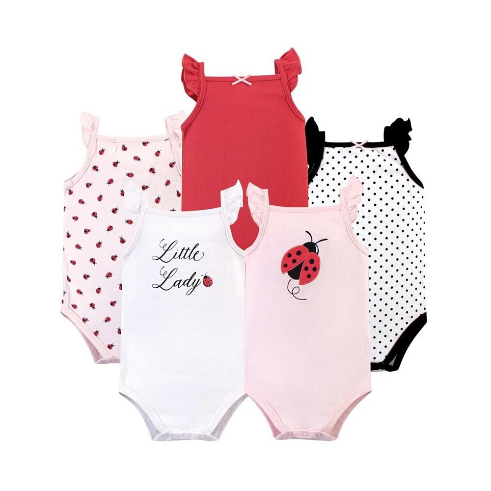 商品Hudson|Girl Sleeveless Bodysuits, Pack of 5,价格¥226,第1张图片