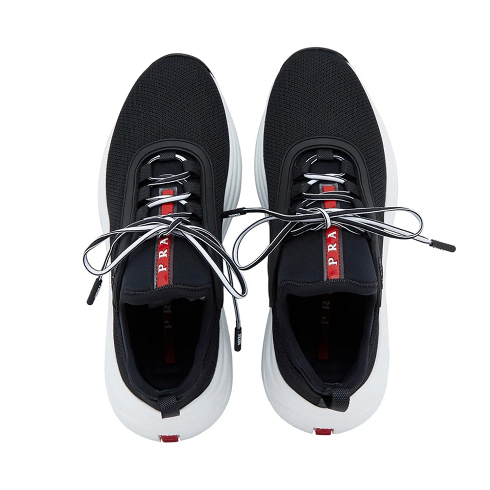 Prada 普拉达 黑色棉女士运动鞋 3E6425-3KTP-F0967 商品
