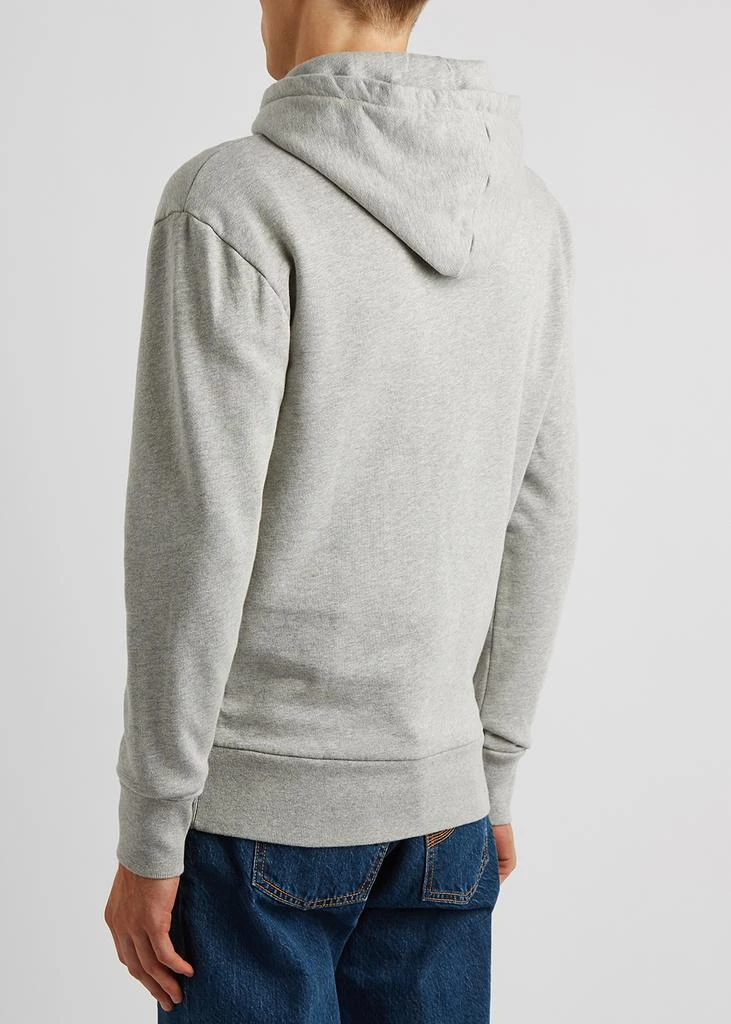 商品Maison Kitsune|Grey hooded cotton sweatshirt,价格¥942,第3张图片详细描述