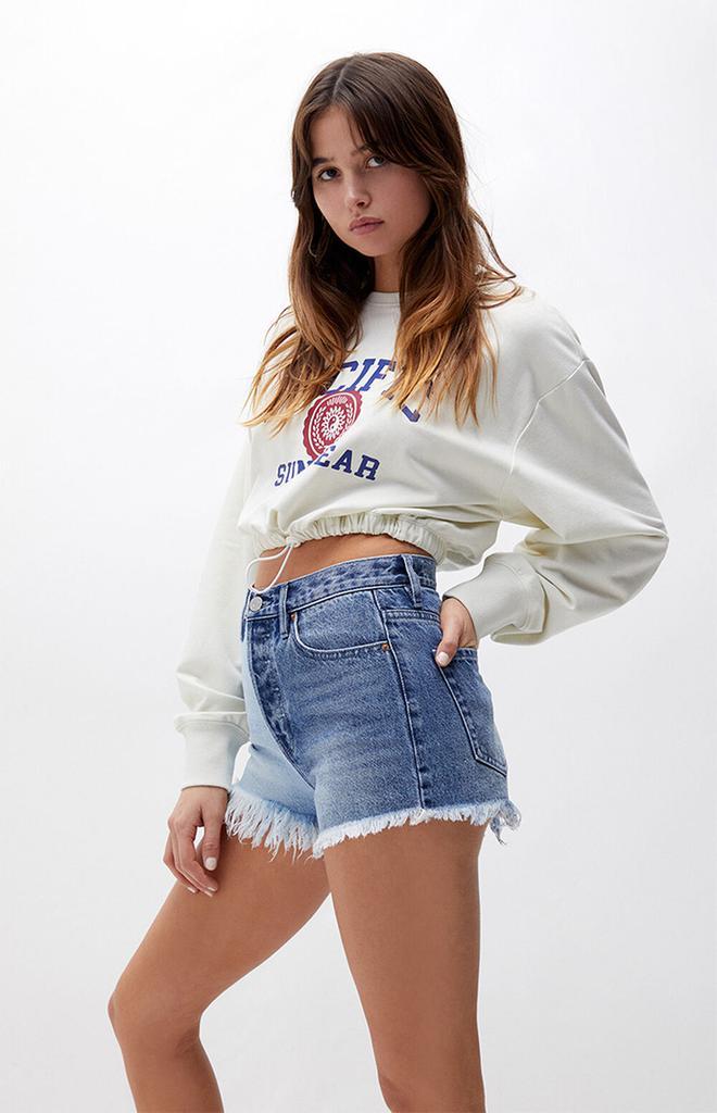 商品PacSun|Eco Two-Tone Vintage High Waisted Denim Shorts,价格¥99,第4张图片详细描述